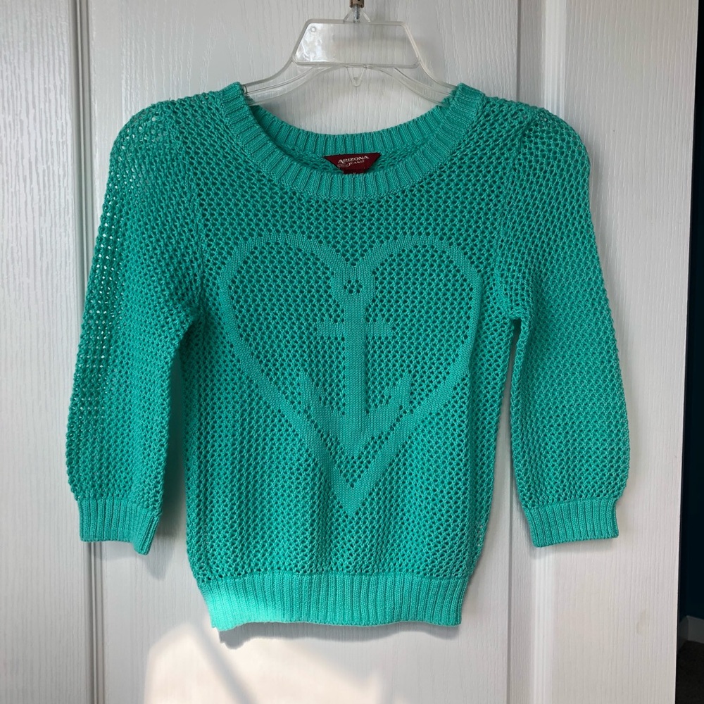 Arizona jeans co. blue knitted shirt